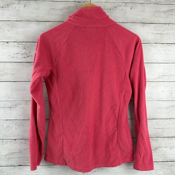 Columbia Women’s Pink Fleece 1/4 Zip Up pullover lightweight Size Small - Picture 6 of 10